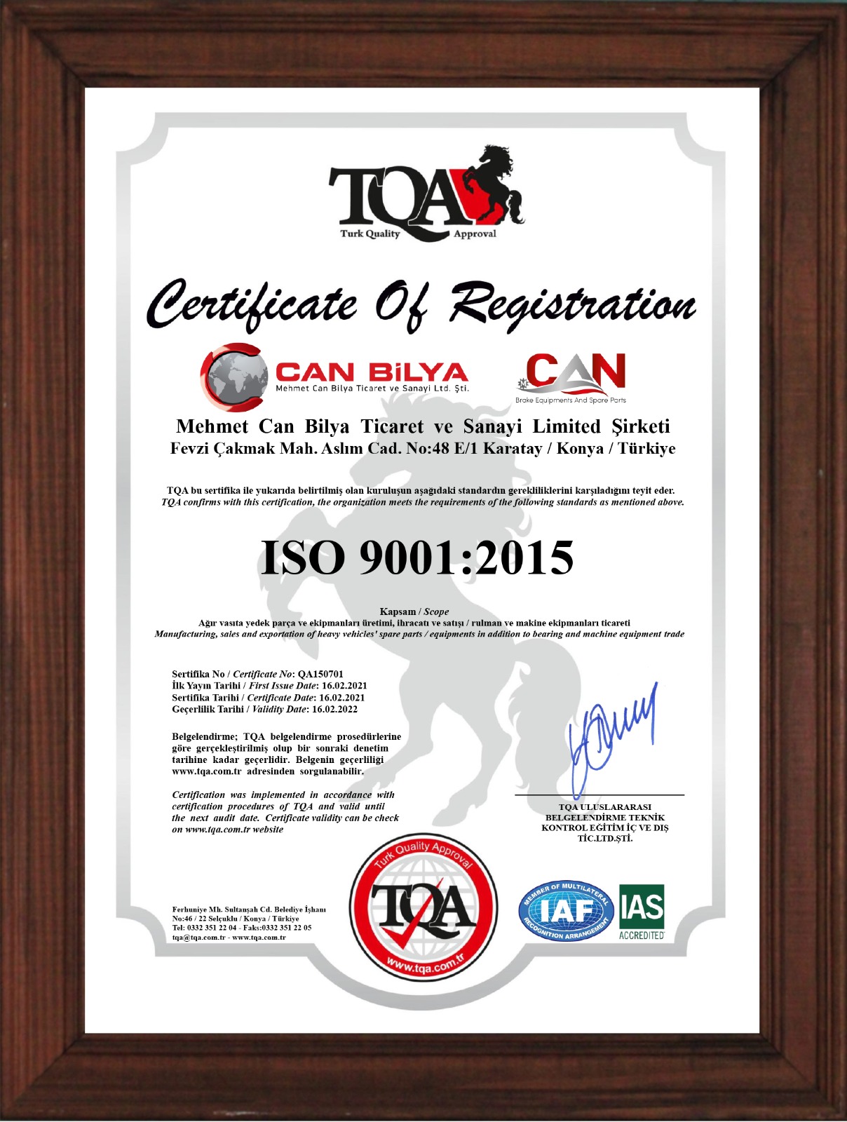 TQO ISO 9001-2015