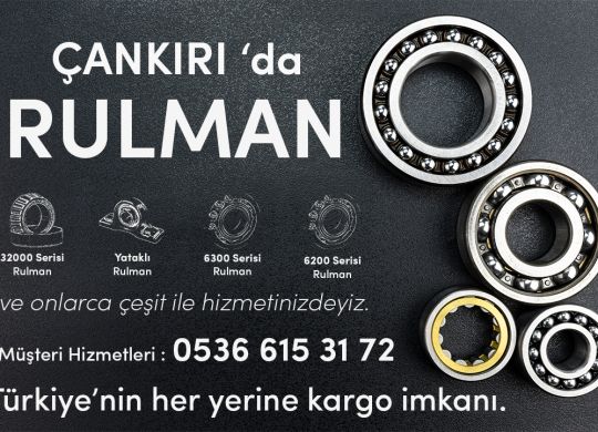 Çankırı 'da Rulman