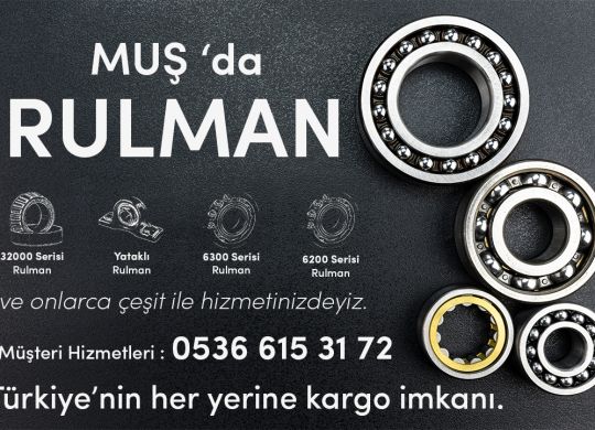 Muş 'da Rulman