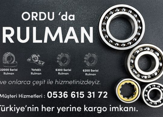 Ordu 'da Rulman