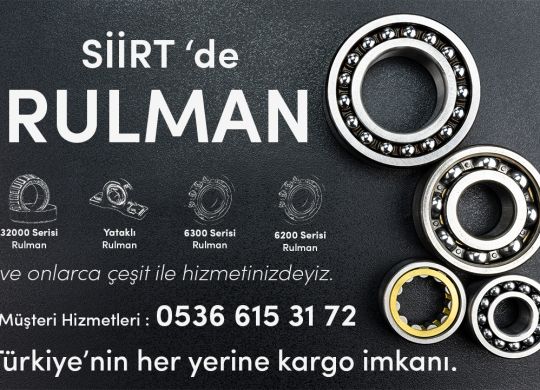 Siirt 'de Rulman